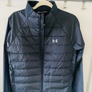 Under Armour Cold Gear Storm Insulated Run Hybrid Jacket, Black,Women's Medium